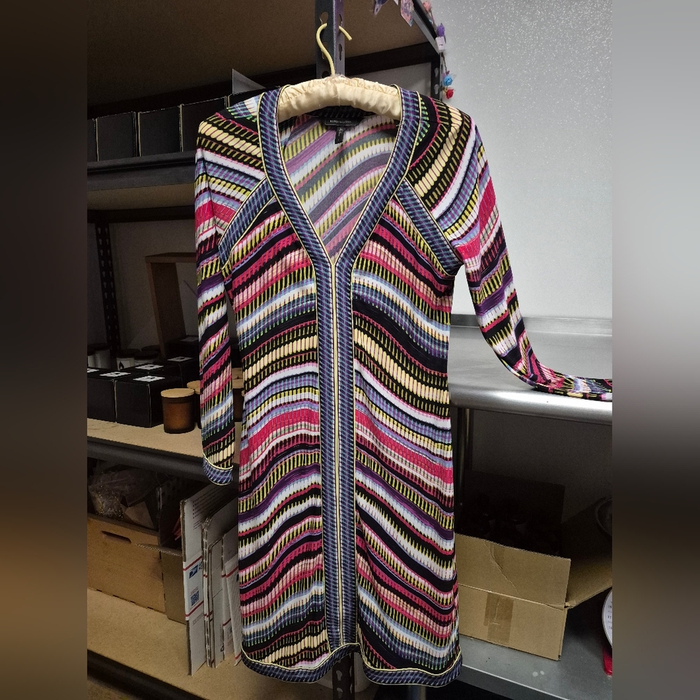 Psychedelic Dress With Long Sleeves